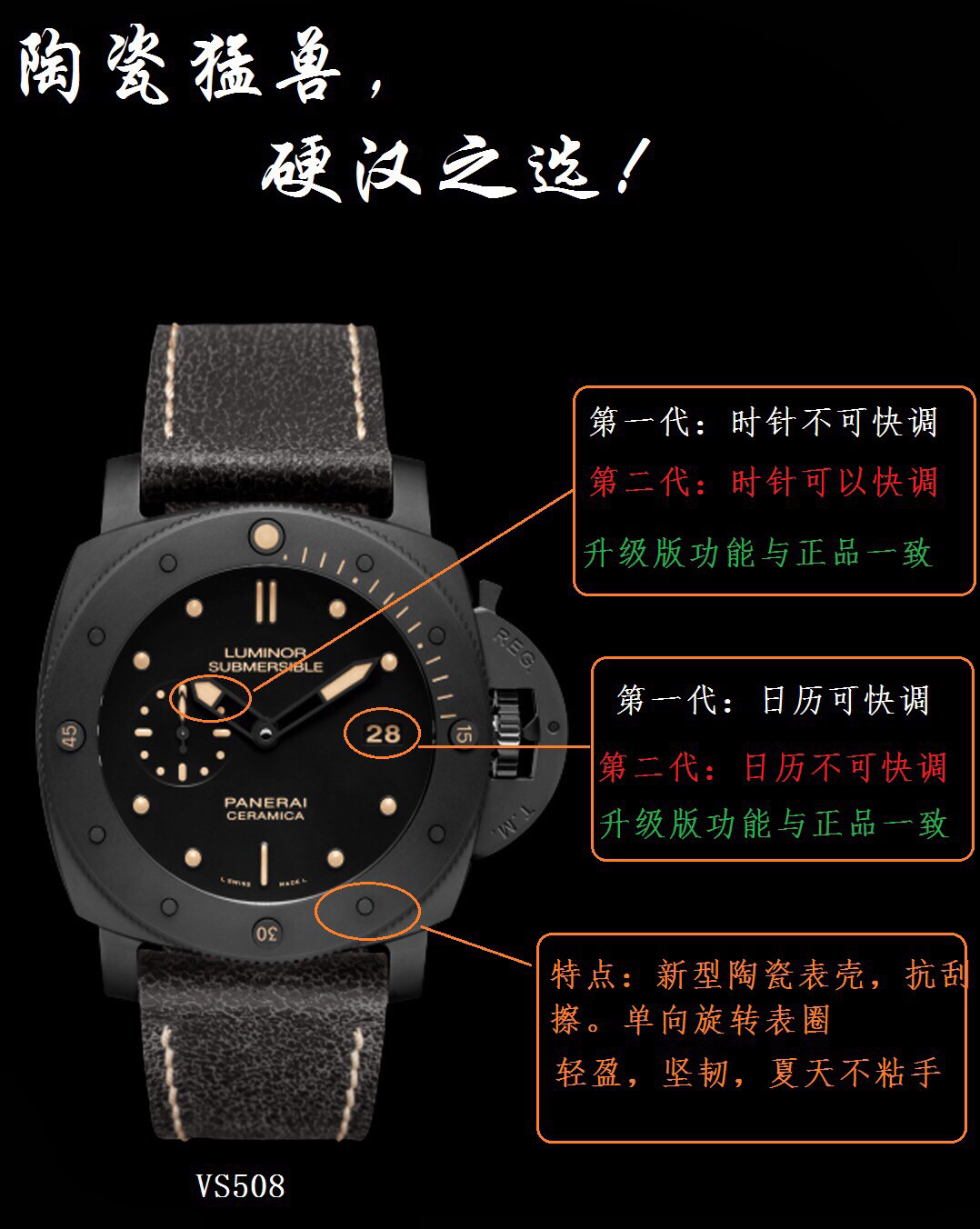 沛纳海特别版腕表系列PAM 00508腕表