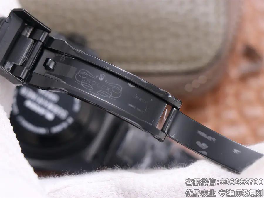 V9高仿复刻劳力士绿水鬼潜航者BLAKEN官方同款曜黑版