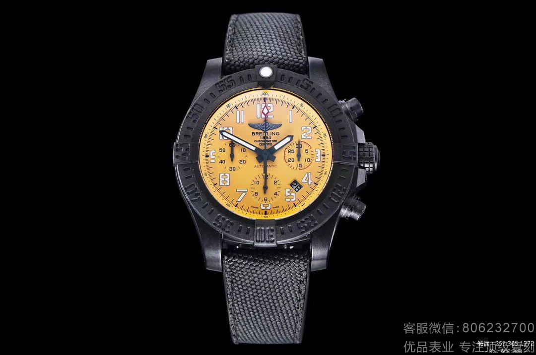 GF厂百年灵复仇者飓风45系列计时机械腕表新品