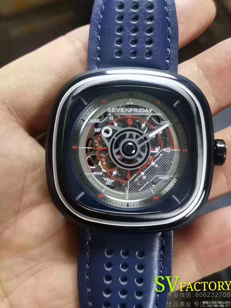 SV厂七个星期五SevenFriday全新T系列机械男表