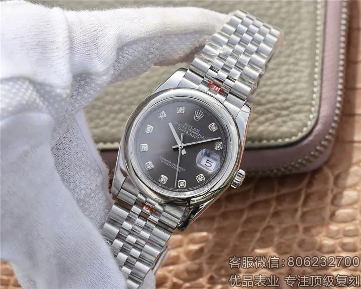 劳力士日志精仿什么厂 高仿rolex日志型手表灰面