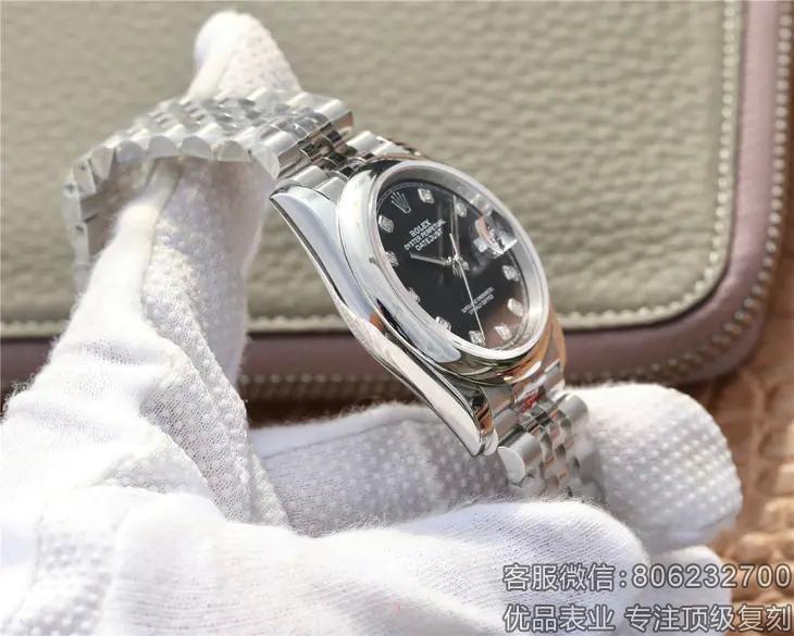 劳力士日志型ii rolex高仿品牌黑面手表
