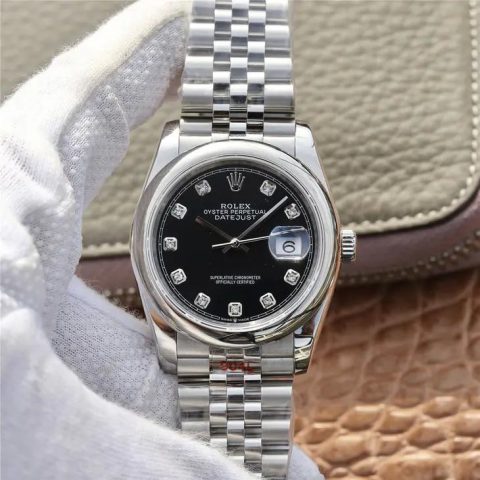 劳力士日志型ii rolex高仿品牌黑面手表