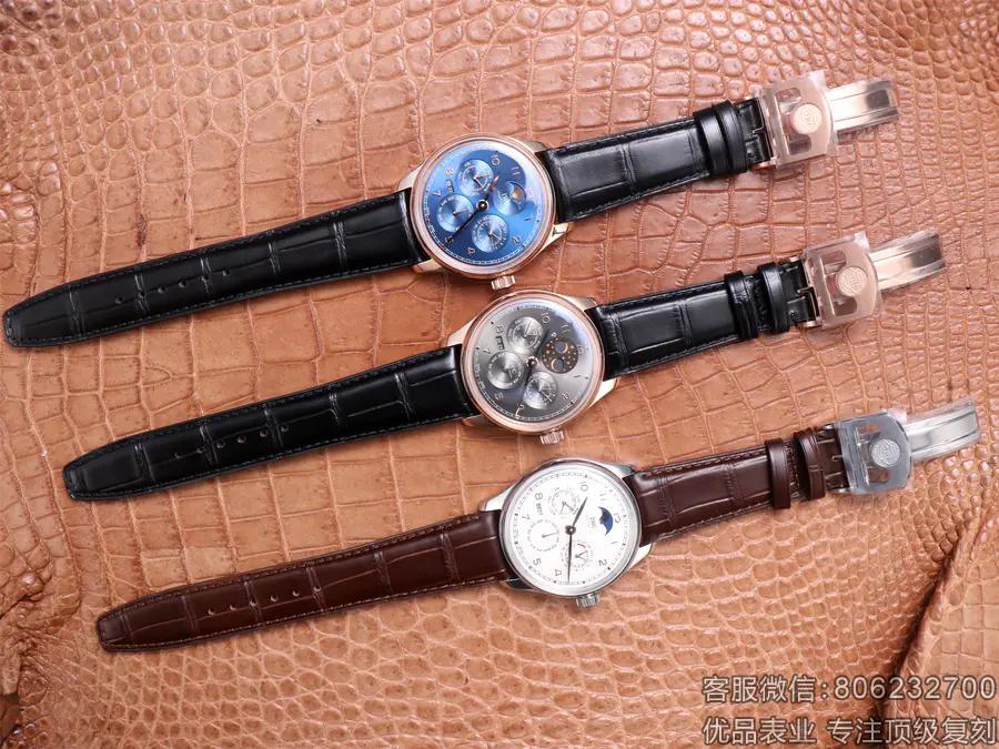IWC万国表顶级复刻葡萄牙系列真万年历IW503312精仿高端男表