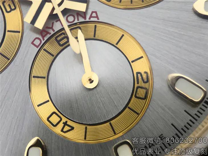 高仿劳力士宙计型迪通拿系列116508银灰盘手表