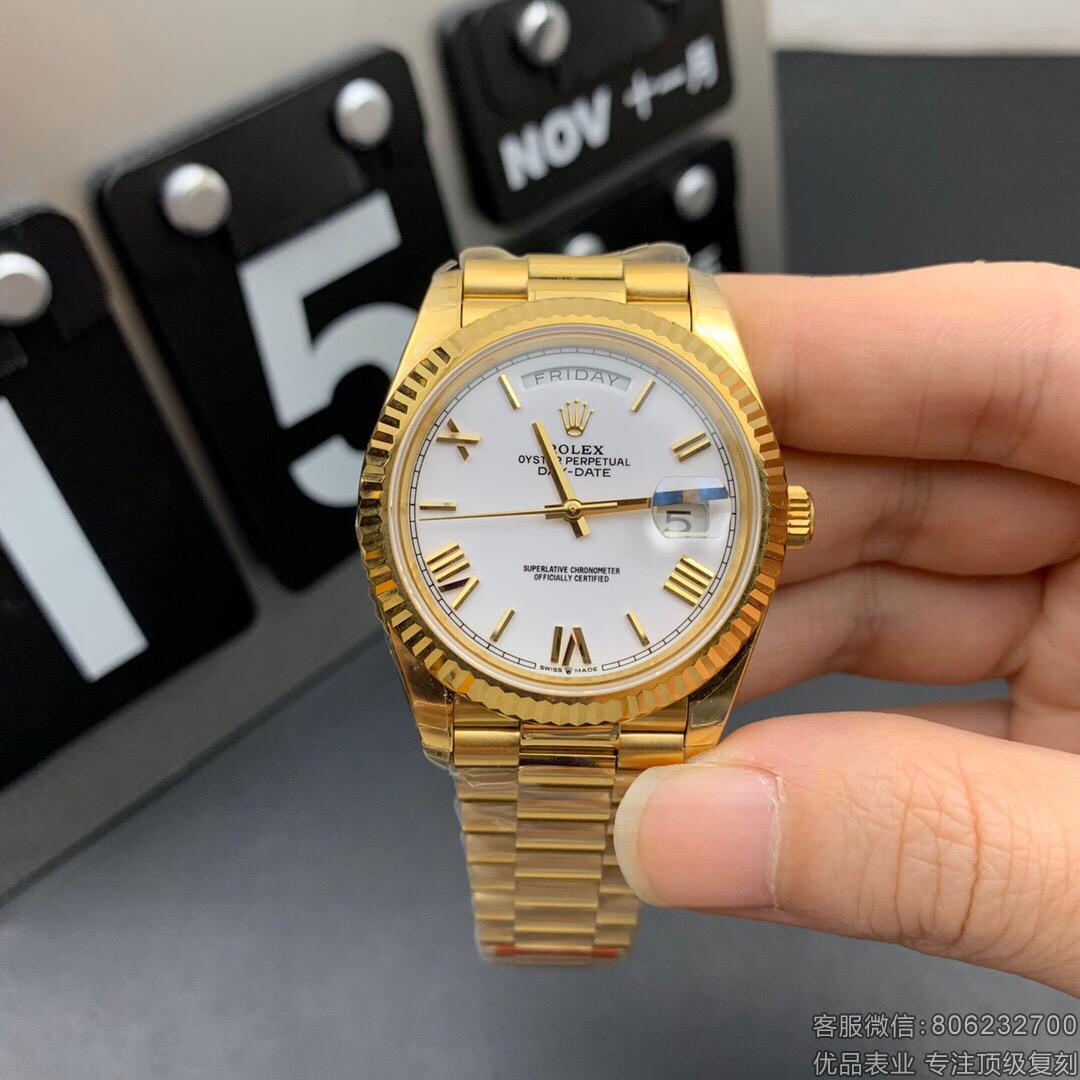 (台湾长荣出品) 劳力士全表盘铸金星期日历型系列m228238-0042腕表