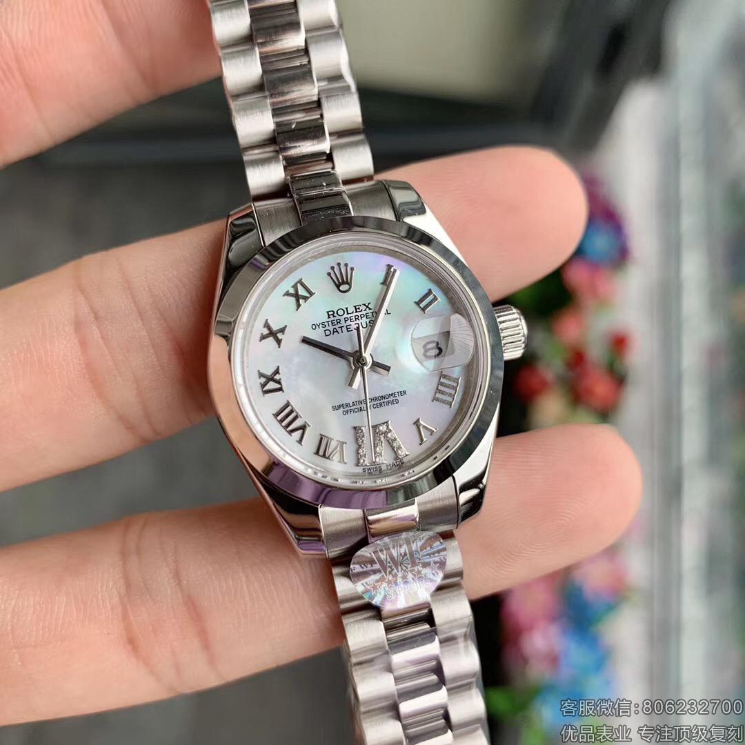 精仿劳力士女装复刻rolex日志型