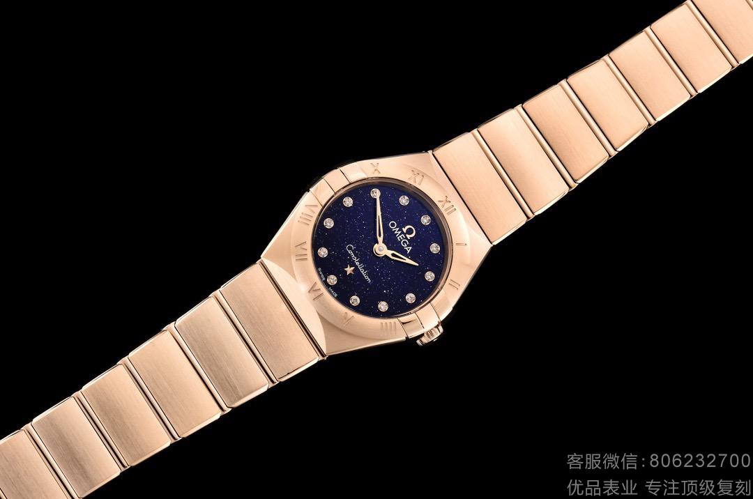 欧米茄精仿瑞士星座系列131.50.25.60.53.002高仿石英女表