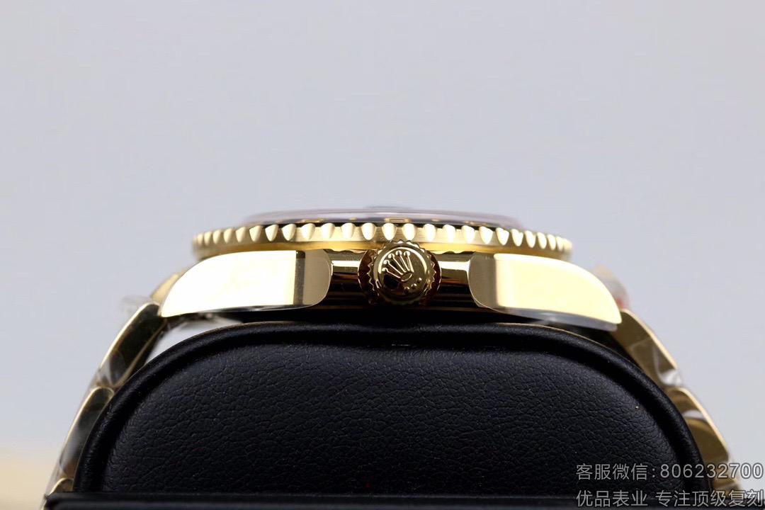 劳力士复刻格林尼治18K黄金系列116718-LN-78208手表