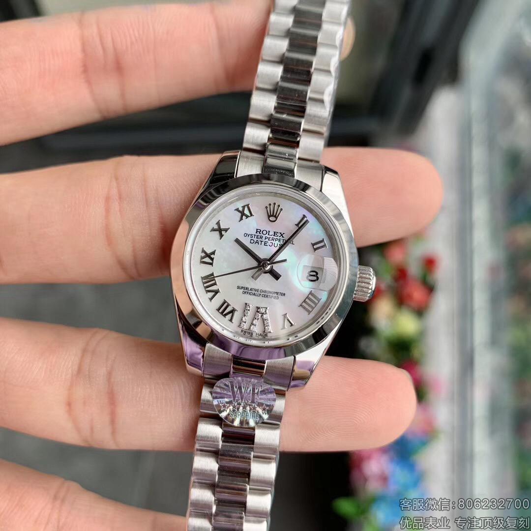 精仿劳力士女装复刻rolex日志型