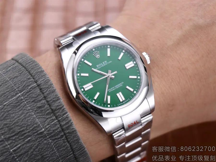 高仿劳力士蚝式恒动系列m124300-0005腕表