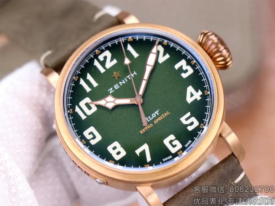 复刻真力时飞行员真力时 elite高仿青铜复刻手表