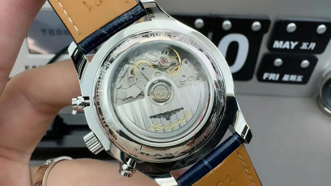 浪琴经典系列L4.984.4.12.6机械男表直径40mm复刻手表