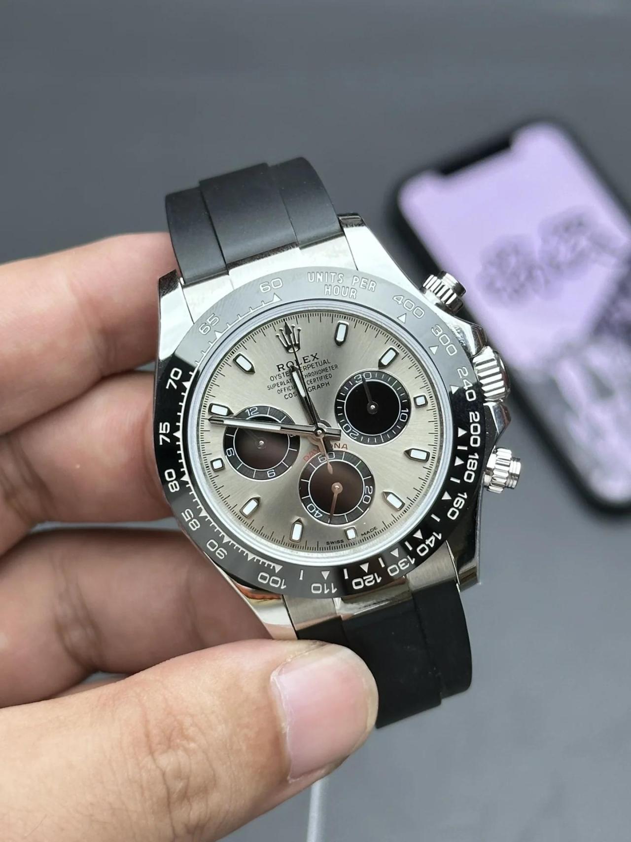 劳力士宇宙计时型迪通拿系列m126519ln-0006腕表 太空灰迪