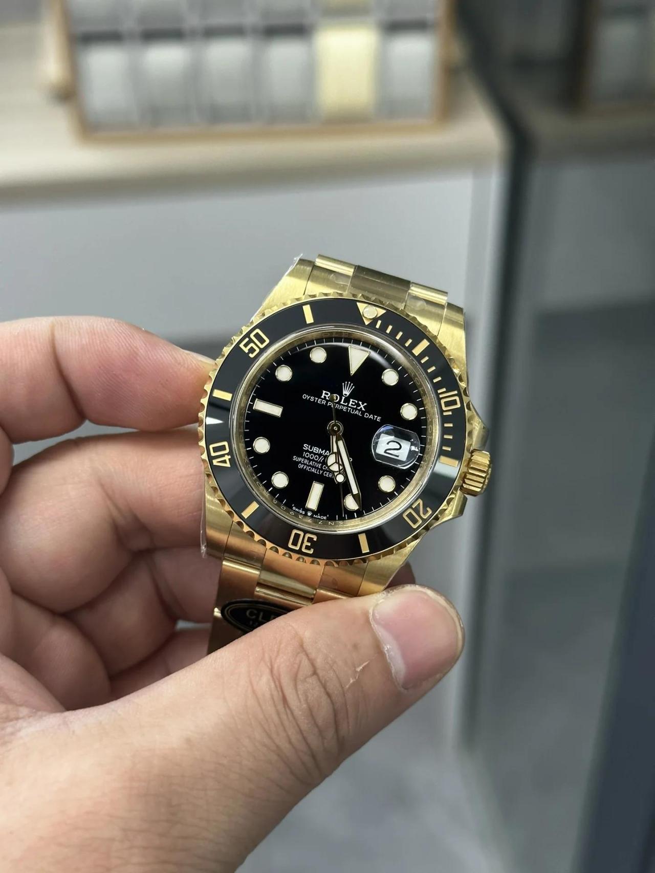 劳力士潜航者型系列116618LN-97208 黑盘腕表全金黑水鬼