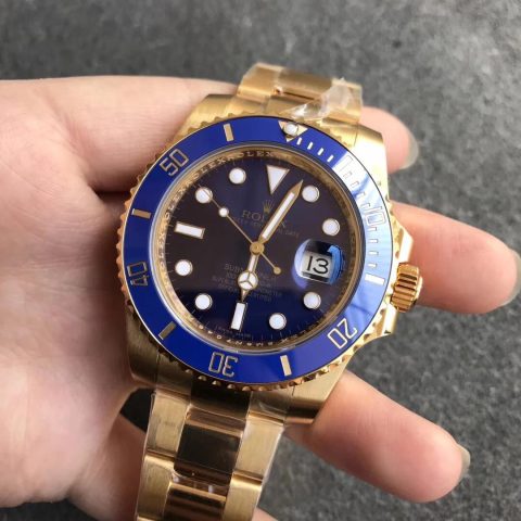 劳力士潜航者型系列m126618lb-0002腕表全金蓝水鬼