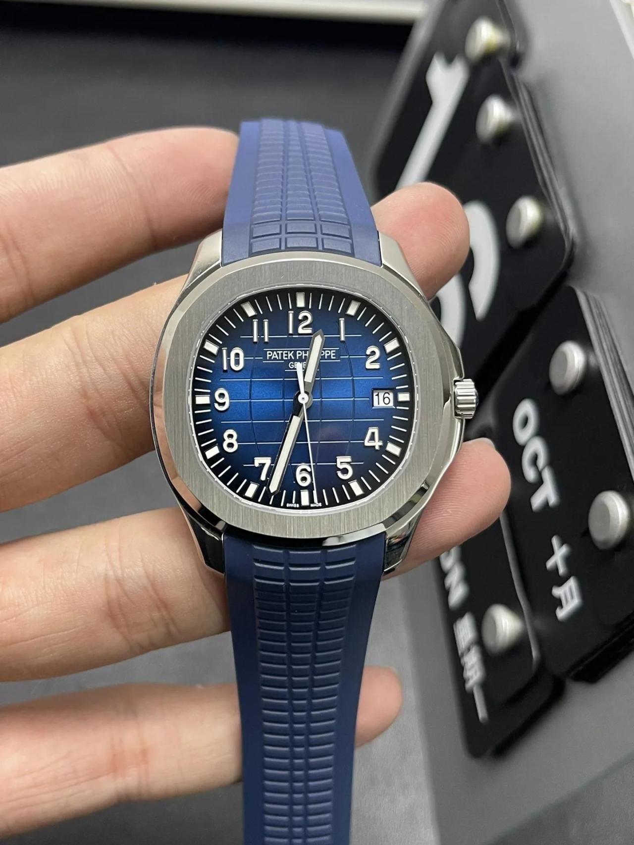 精仿一比一百达翡丽男表AQUANAUT系列5168G-001腕表