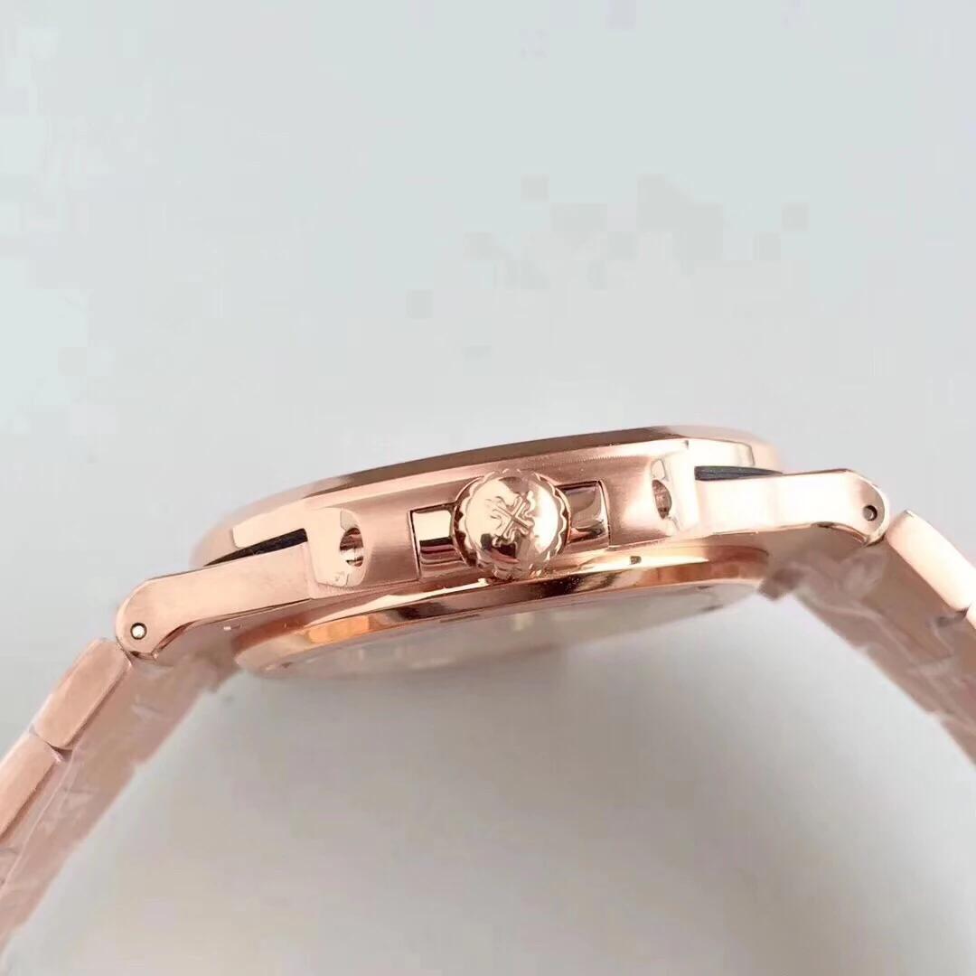百达翡丽 Nautilus系列5711/1R-001 机械男表 黄金手表