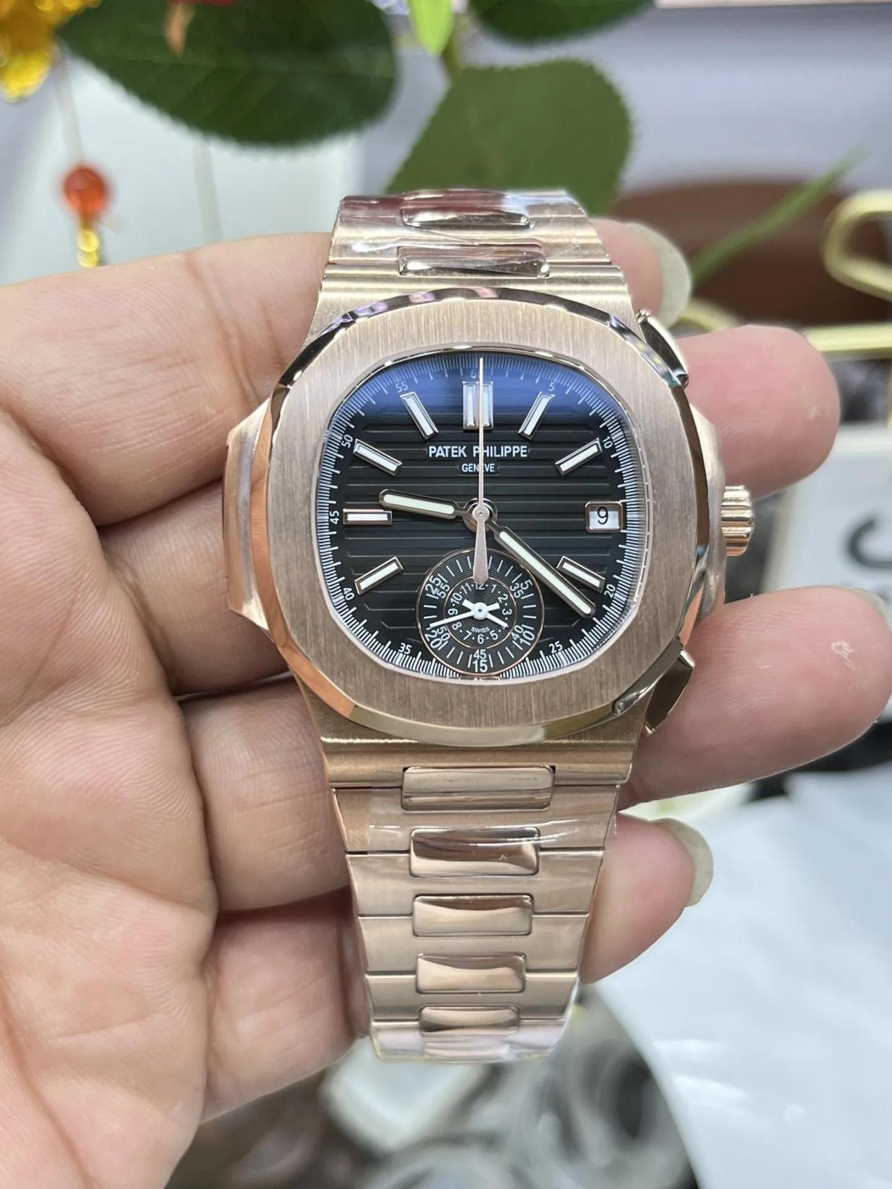 百达翡丽进口机械运动优雅系列5980/1R-001腕表