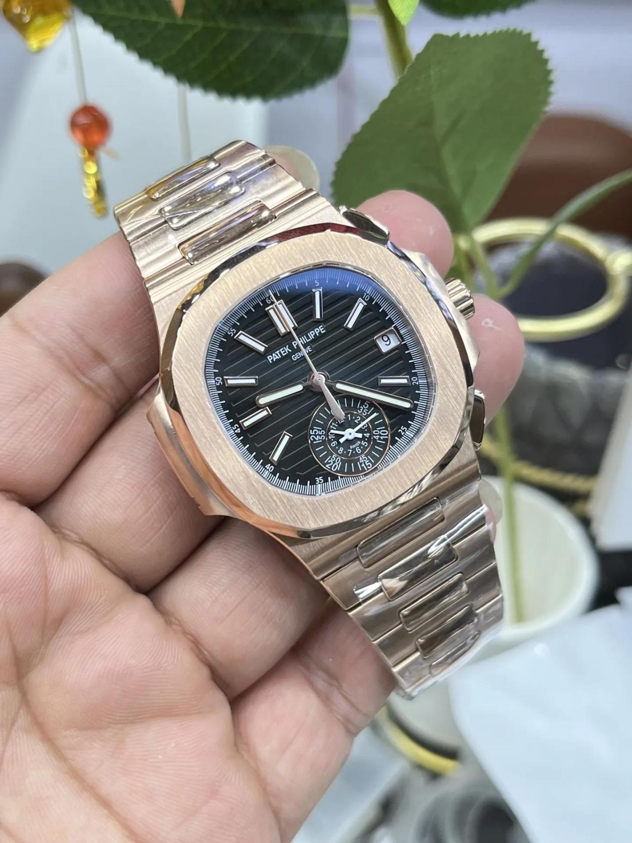 百达翡丽进口机械运动优雅系列5980/1R-001腕表