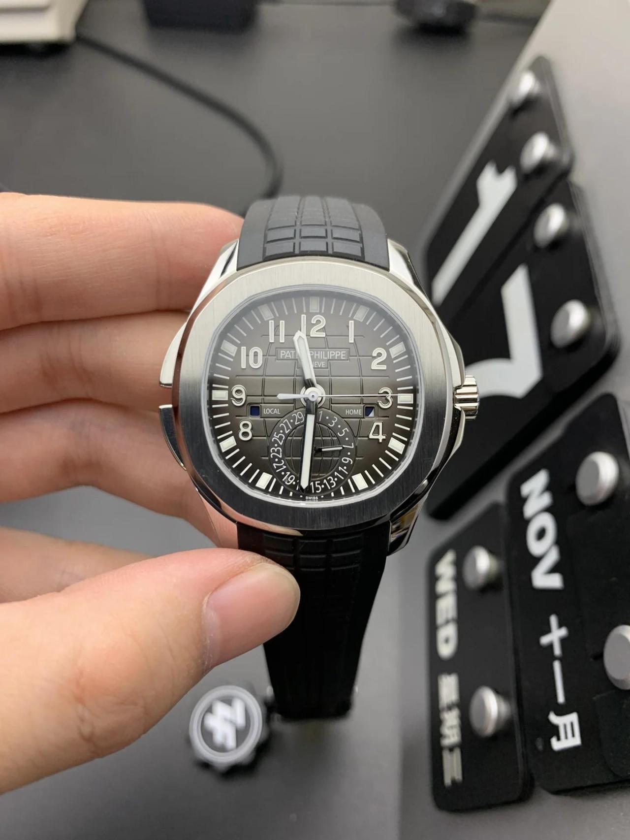 百达翡丽AQUANAUT系列一比一精仿5164A-001腕表