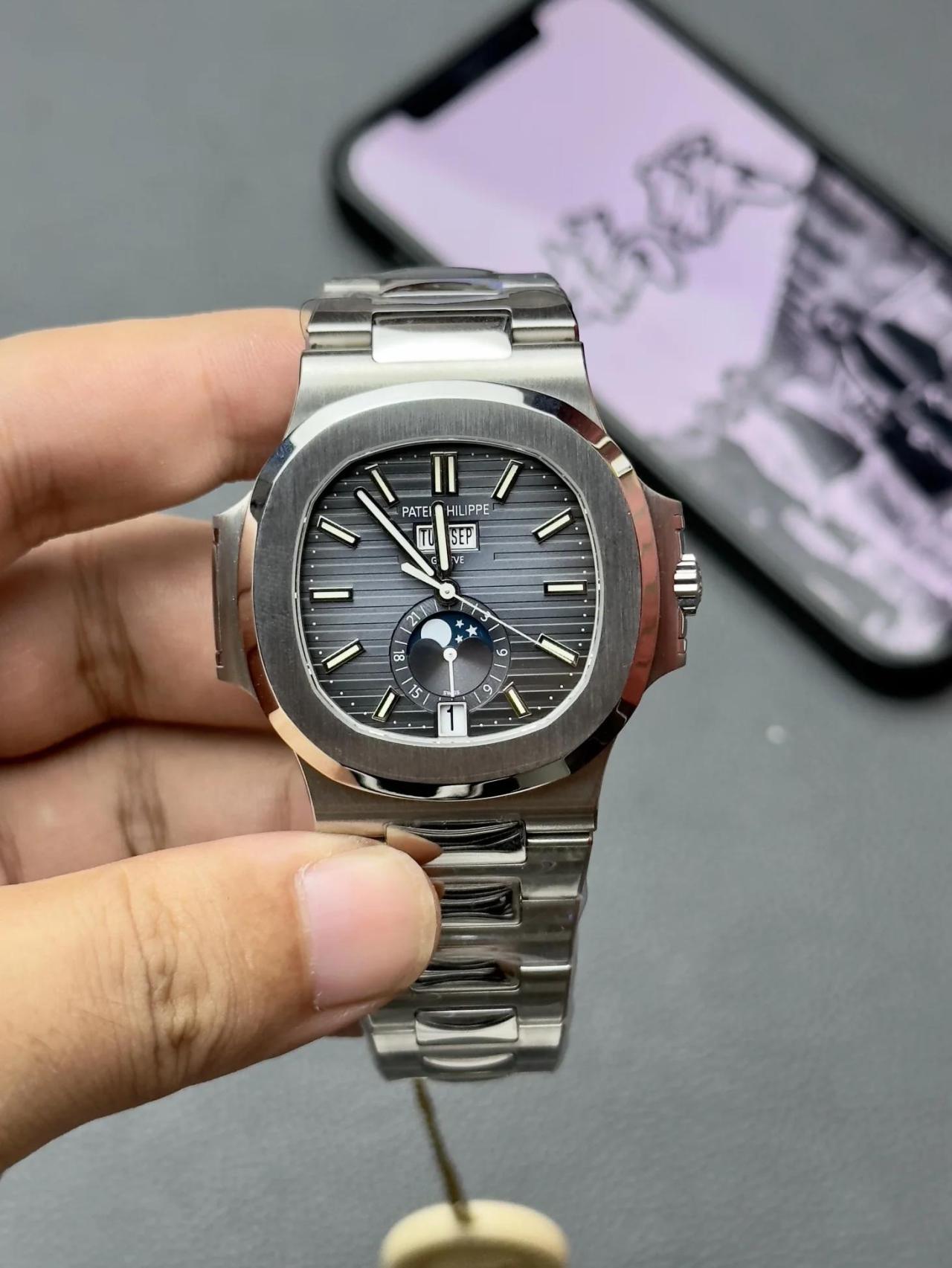 一比一百达翡丽运动优雅系列5726/1A-014腕表