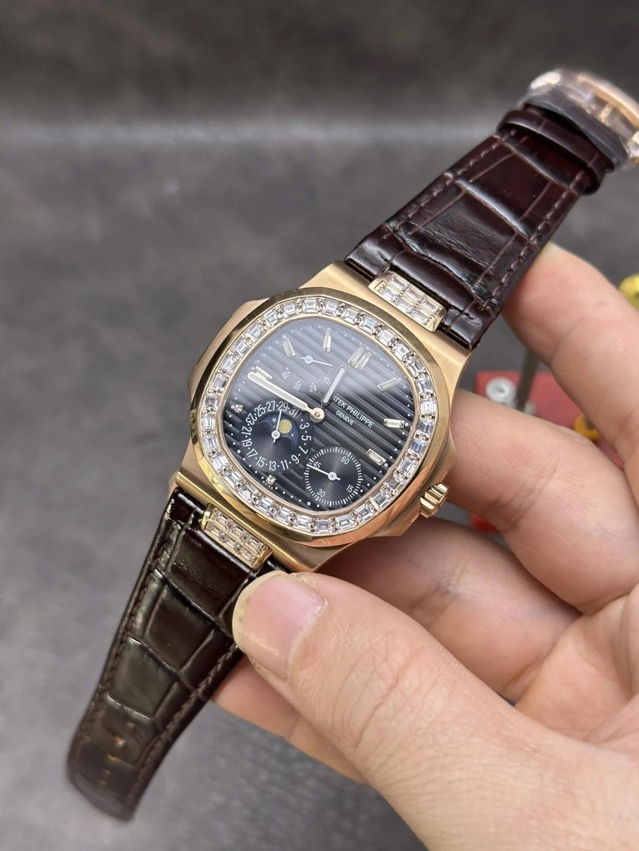 百达翡丽优雅系列5724R-001腕表复刻男士品牌表