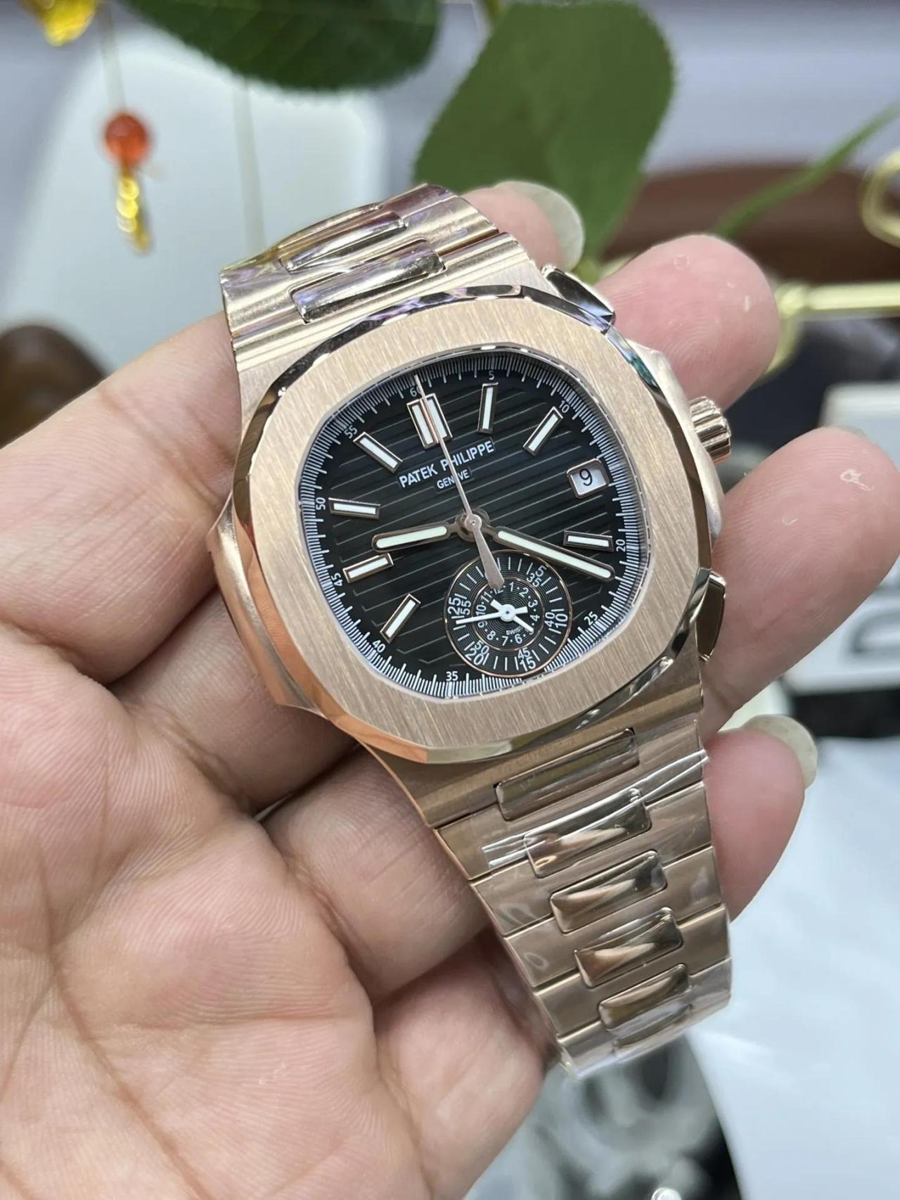 百达翡丽进口机械运动优雅系列5980/1R-001腕表
