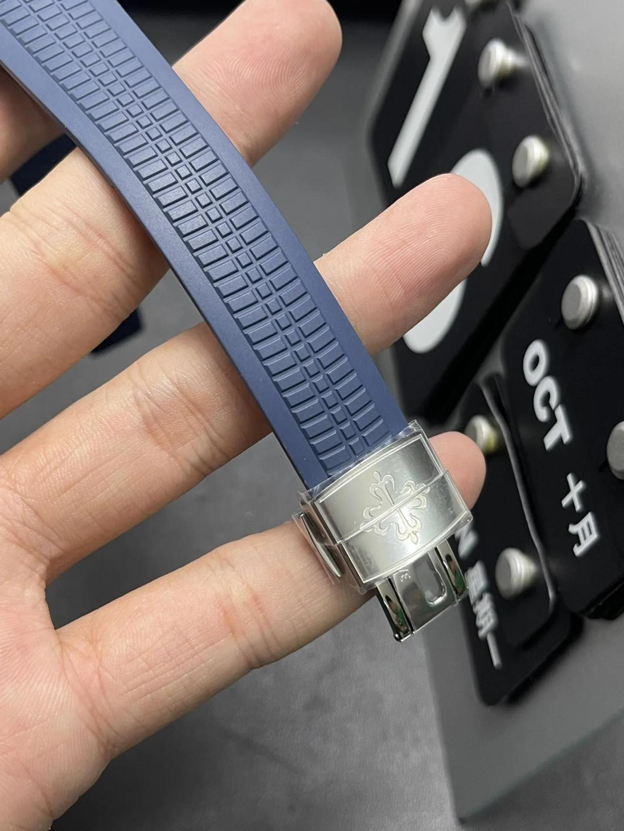 精仿一比一百达翡丽男表AQUANAUT系列5168G-001腕表